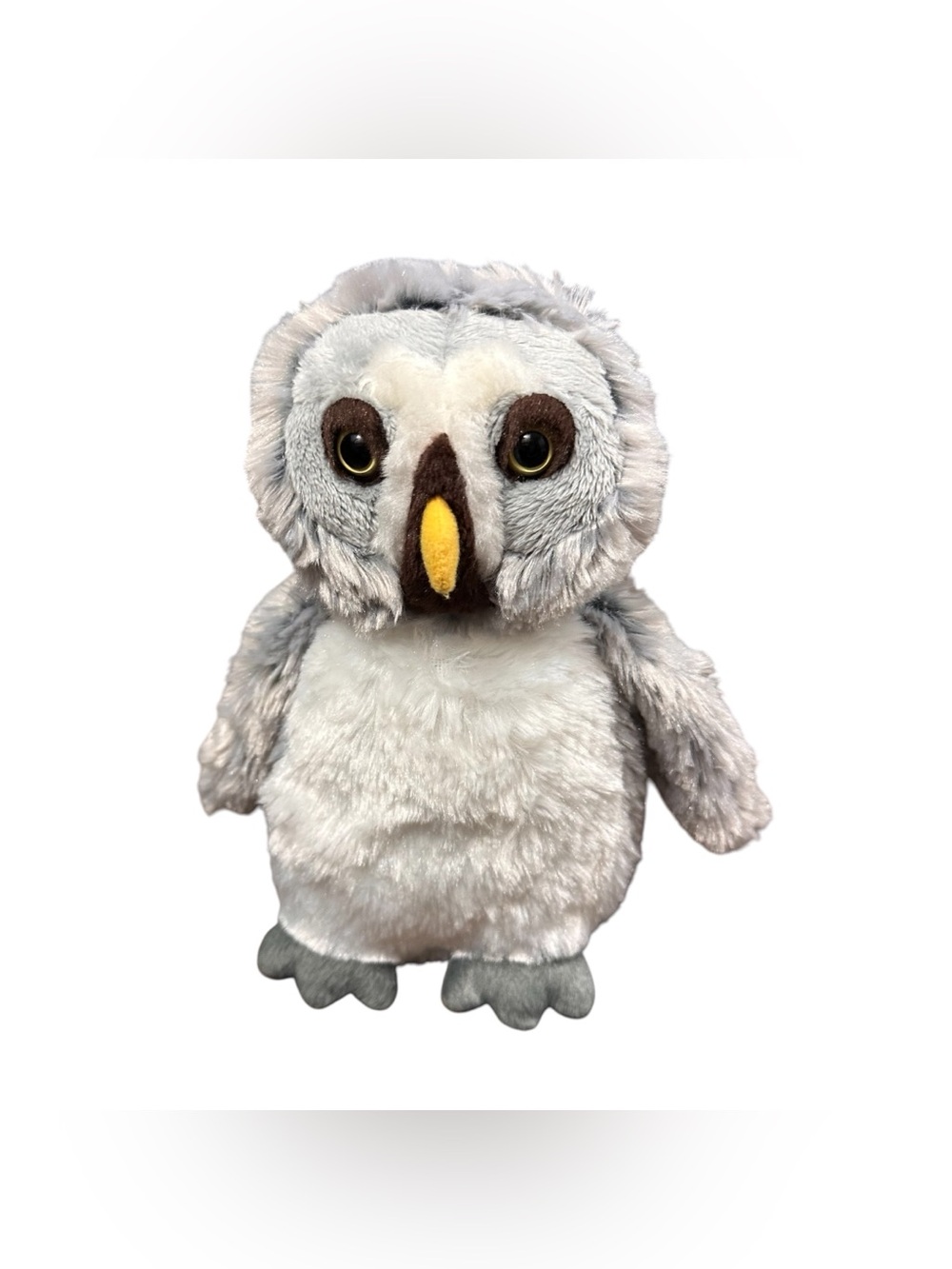 Ganz Webkinz Grey Owl HM344 Plush Stuffed Animal No Code 8”
